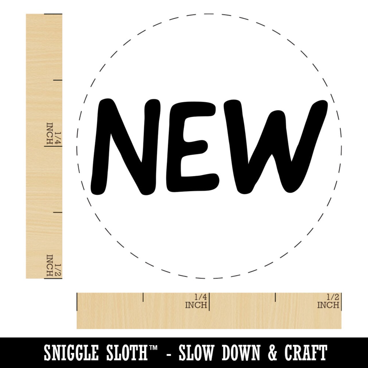 New Fun Text Self-Inking Rubber Stamp for Stamping Crafting Planners